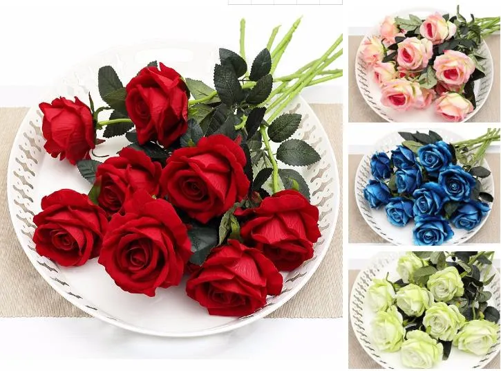 Manufacturer Supply Artificial Rubber Foam Flower for Wedding Home Decoration